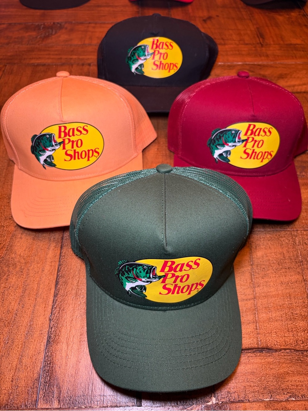 Bass Pro Shops Mesh Trucker Hats - Lot of 4